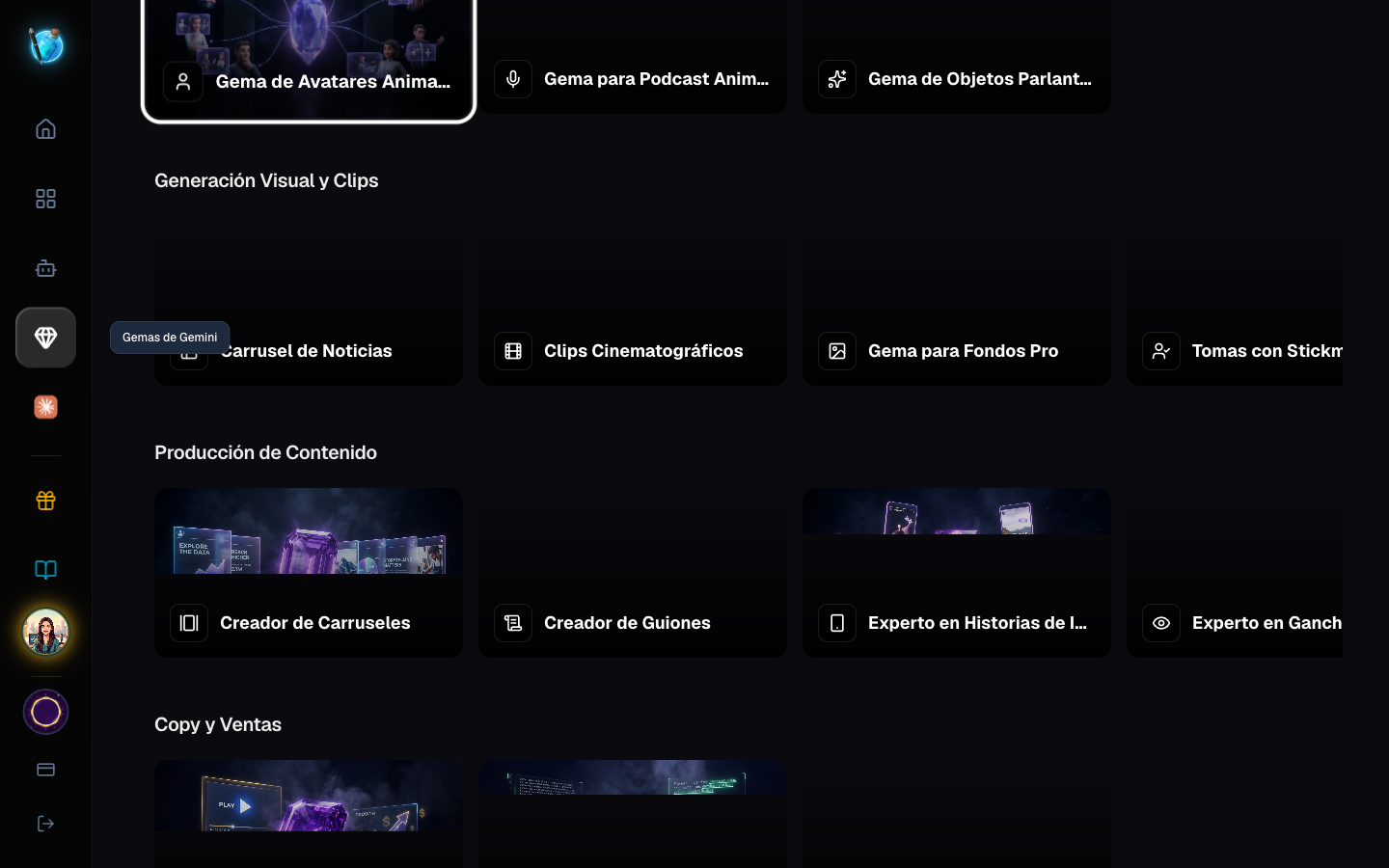 Gemas de Gemini del Ecosistema Fórmula 100K