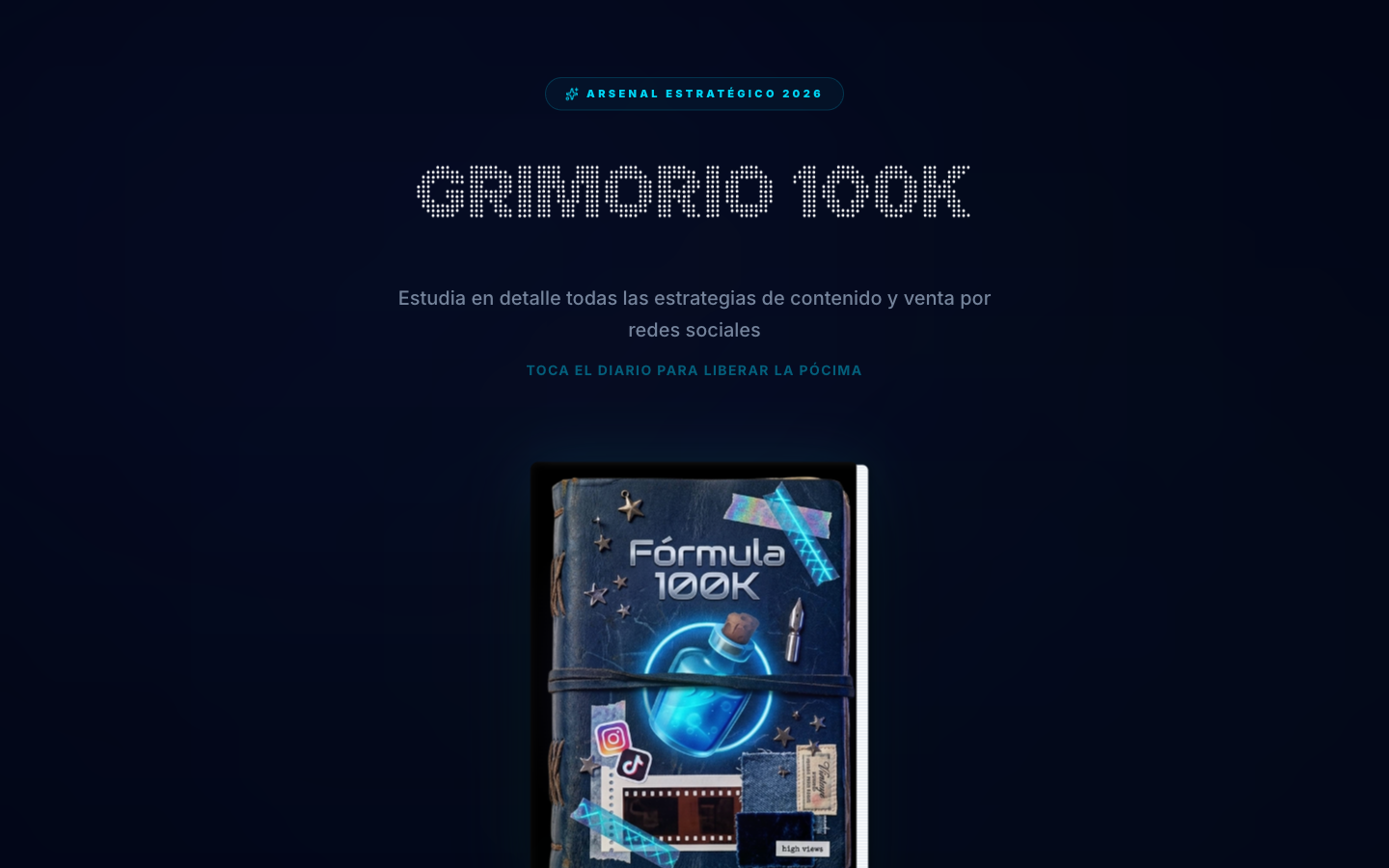 Grimorio 100K — Biblioteca viva de metodología